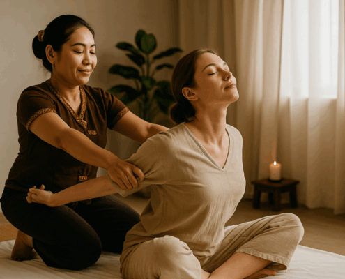 Traditionelle Thaimassage in Altenburg – Dehnung der Rückenmuskulatur für mehr Beweglichkeit und Wohlbefinden